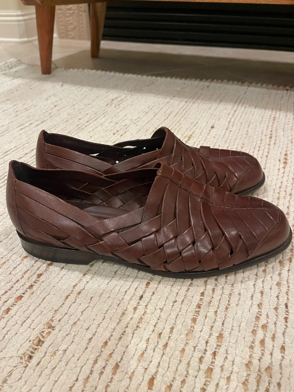 Cole Haan Bragano woven leather fisherman sandals